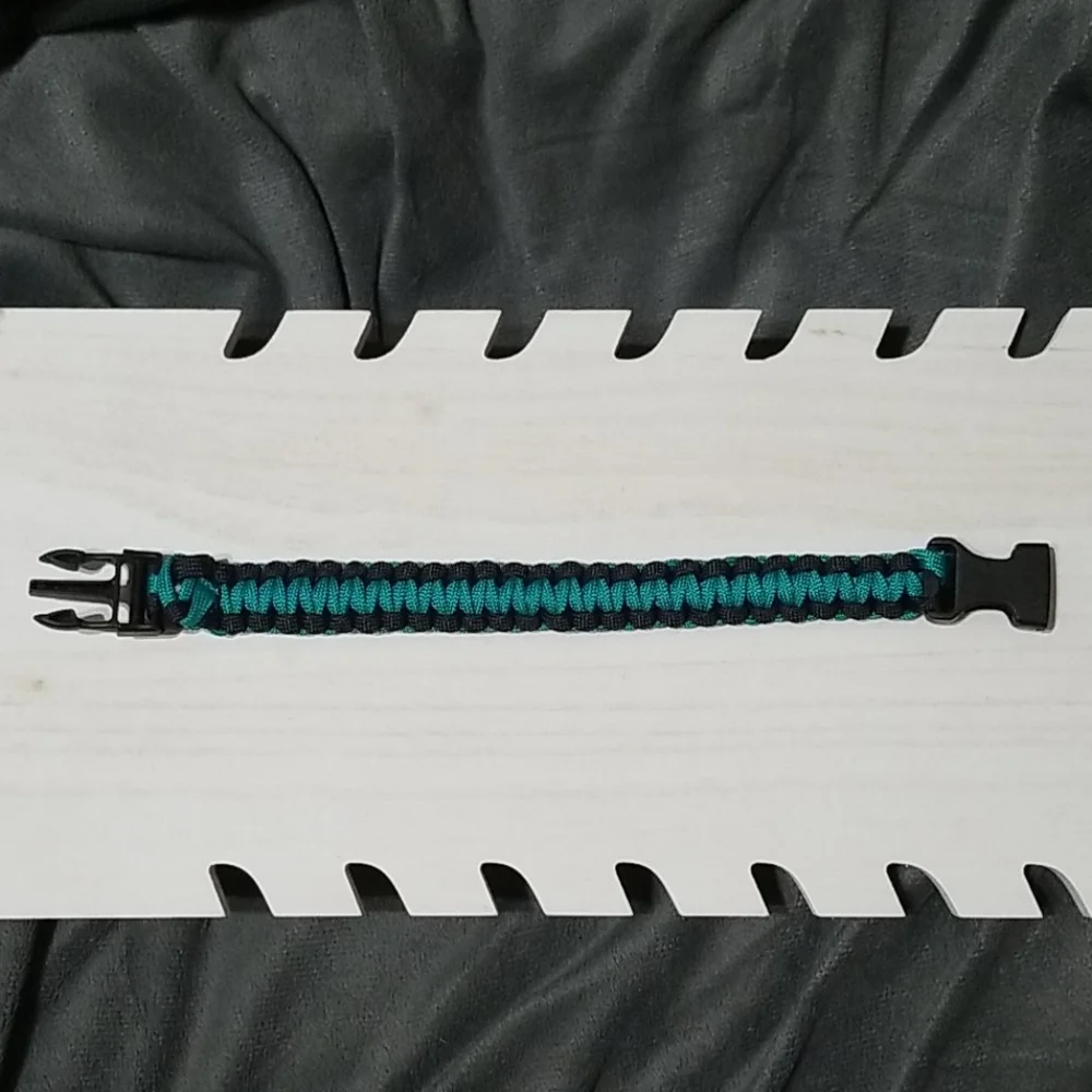 Black and Blue Paracord Bracelet